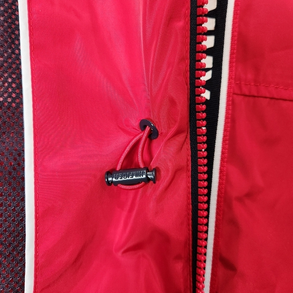 NWOT TOMMY HILFIGER ESSENTIAL HOODED WINDBREAKER- RAIN JACKET SIZE LARGE - Picture 10 of 15